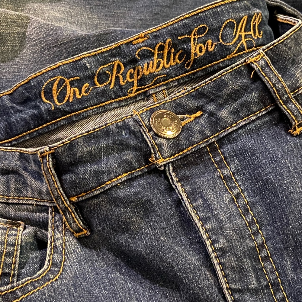 One Republic for All Jeans distressed style 111819 size 12